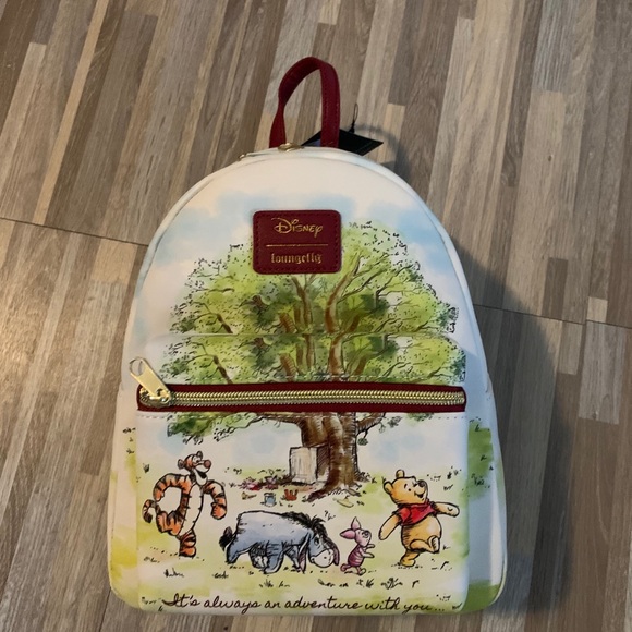 loungefly disney winnie the pooh sketch mini backpack